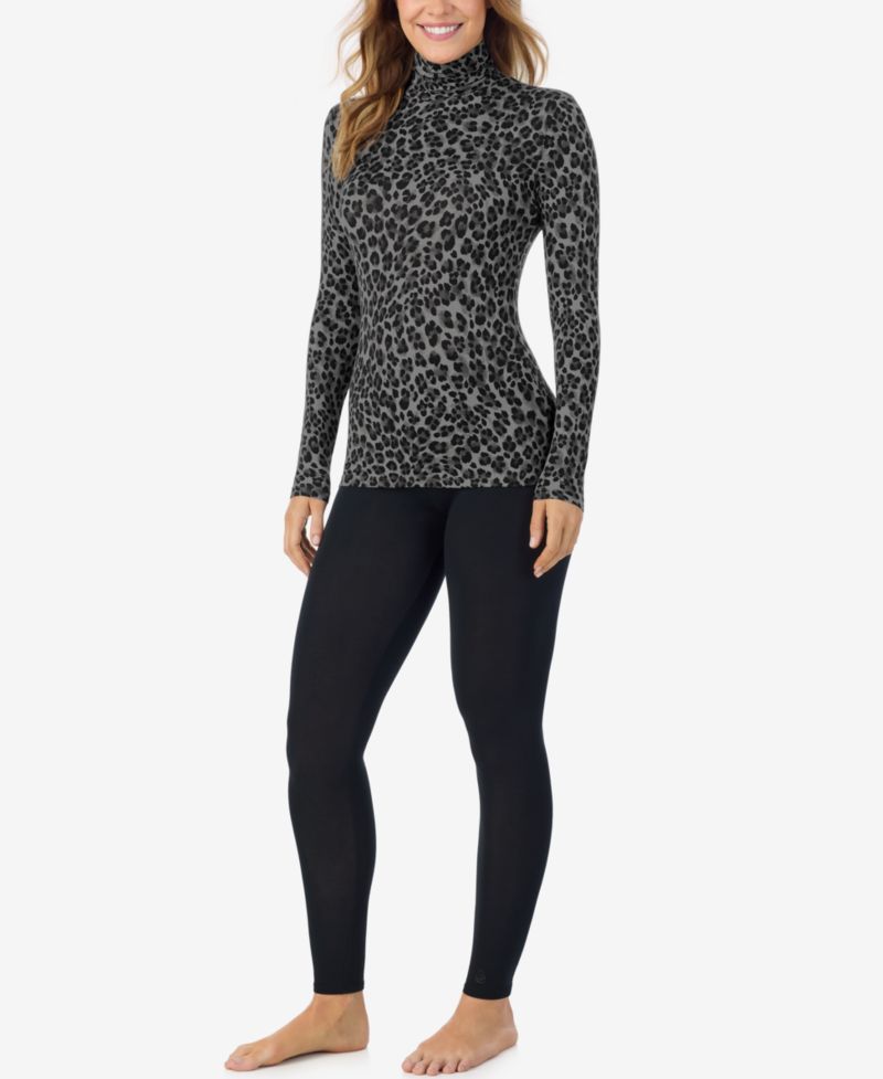 Women's Softwear with Stretch Long-Sleeve Turtleneck Top