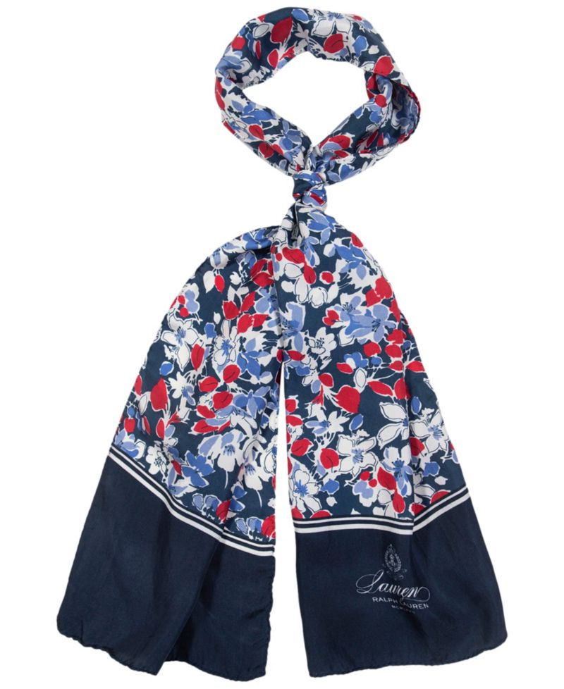 Floral Small Oblong Scarf