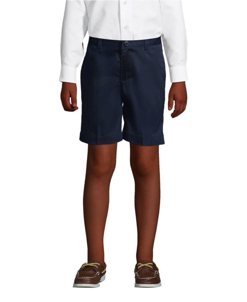 Big Boys Slim Plain Front Blend Chino Shorts