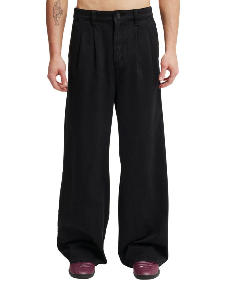 Men's Super Baggy Pleated Pant