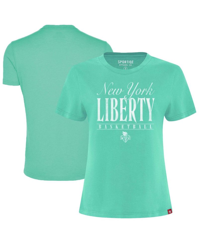 Women's Mint New York Liberty Arcadia T-Shirt
