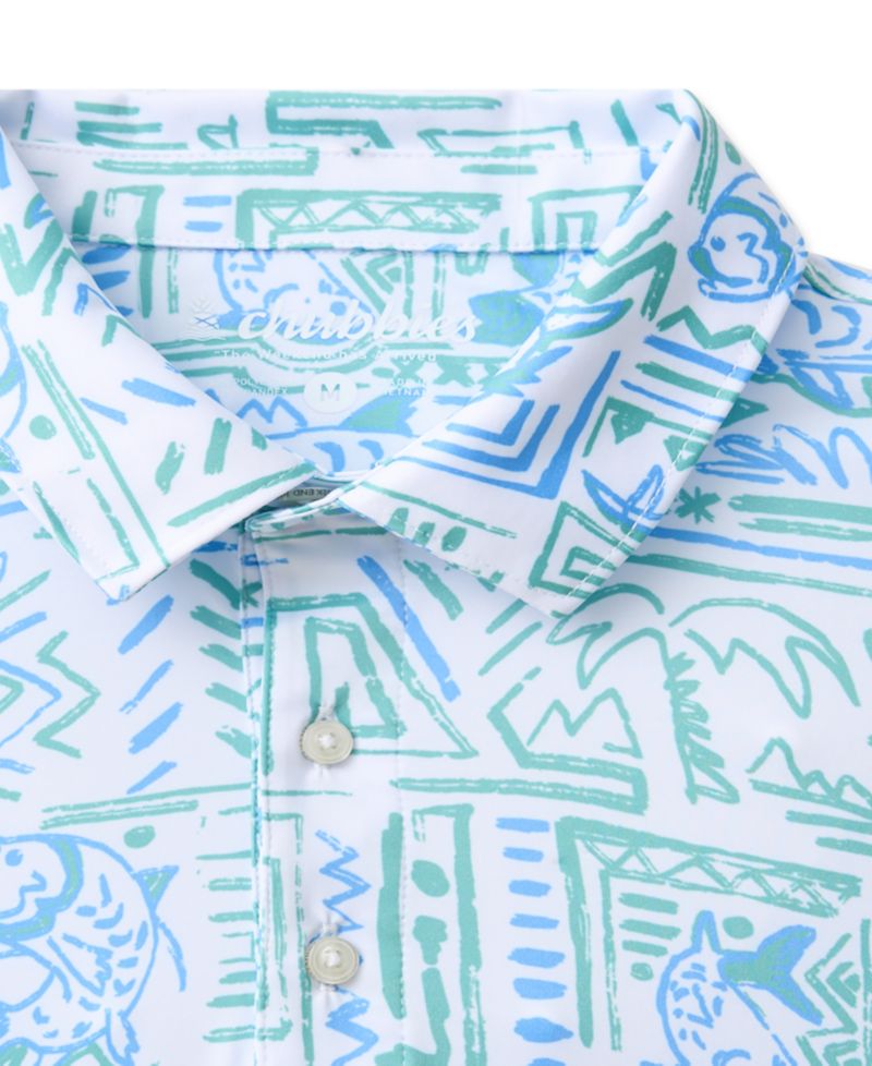 Men's Pyramid Pool Regular-Fit Polo Shirt