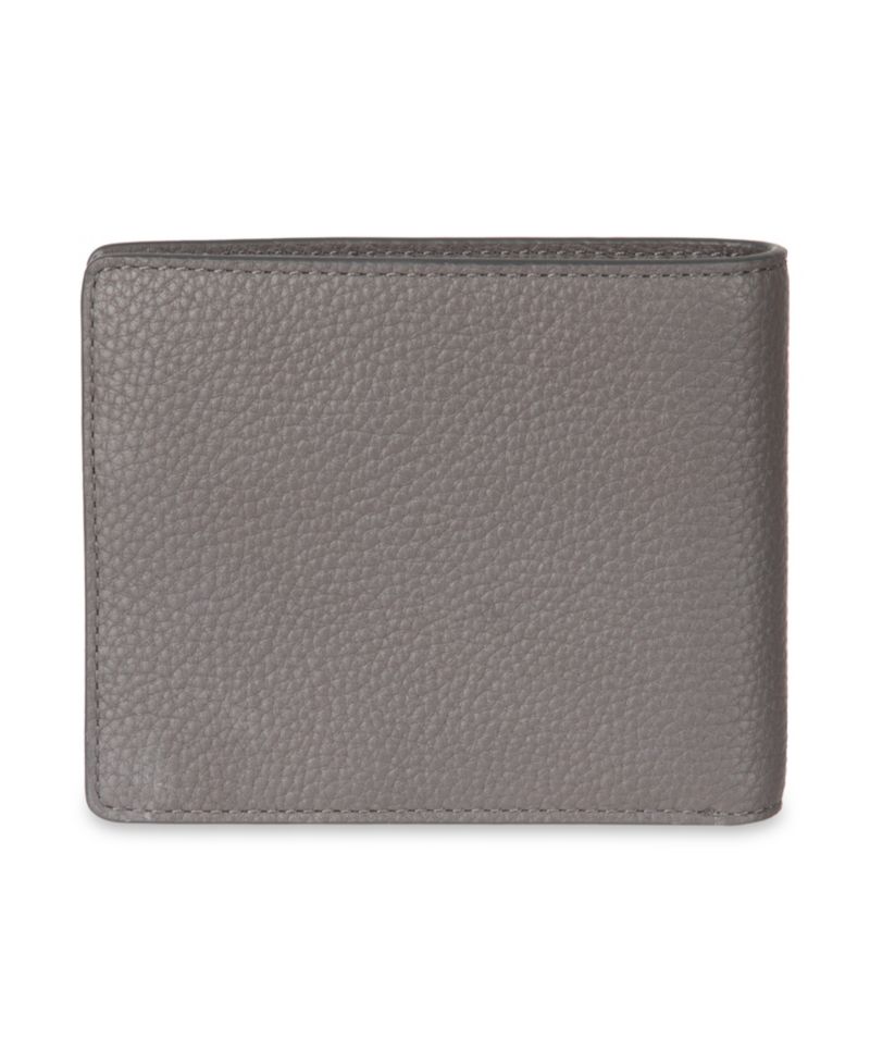 Men's RFID Two-Tone Pebbled Leather Slimfold Wallet