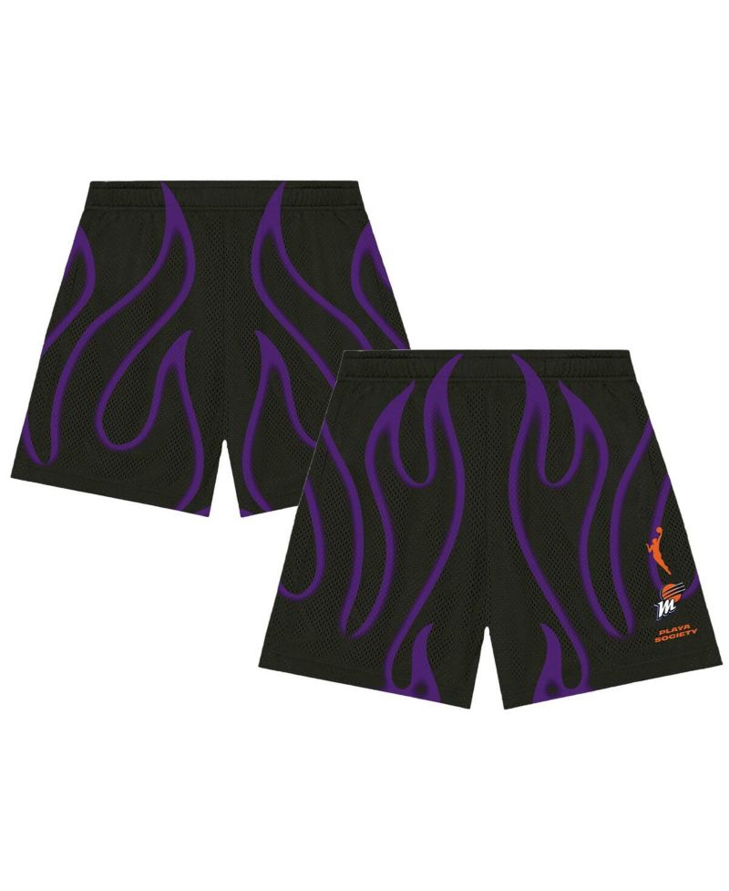 Men's and Women's Black Phoenix Mercury Athletic Shorts