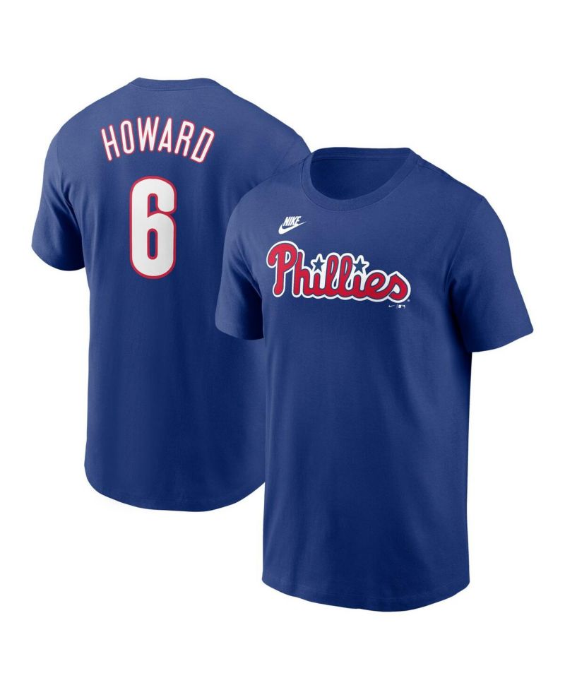 Men's Ryan Howard Royal Philadelphia Phillies Fuse Name & Number T-Shirt