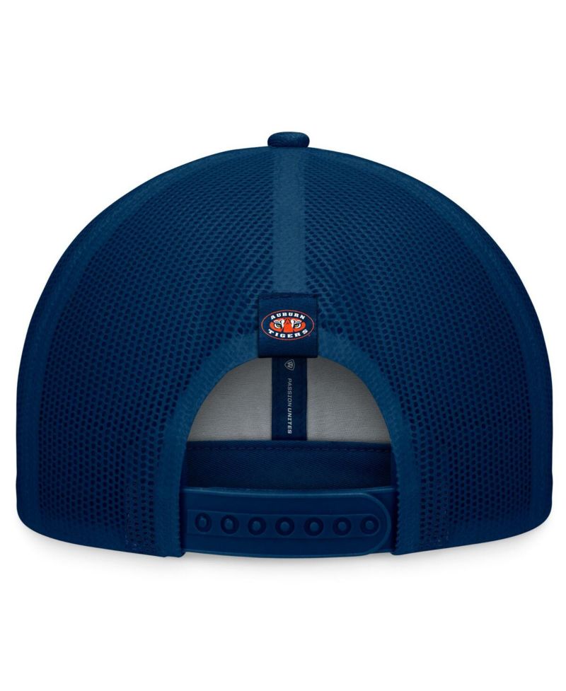 Men's Navy Auburn Tigers Carson Trucker Adjustable Hat