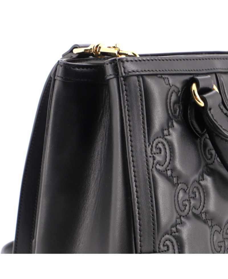 Mini GG Top Handle Tote GG Matelasse Leather