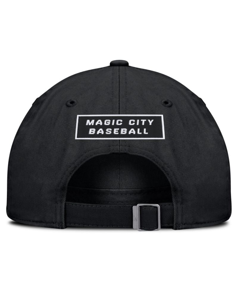 Men's Black Miami Marlins Primetime Club Adjustable Hat