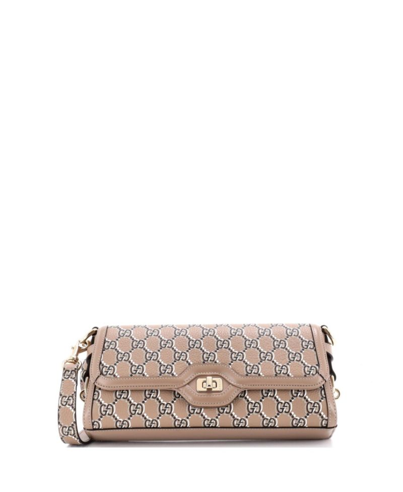 Small Luce Shoulder Bag Optical GG Printed Leather