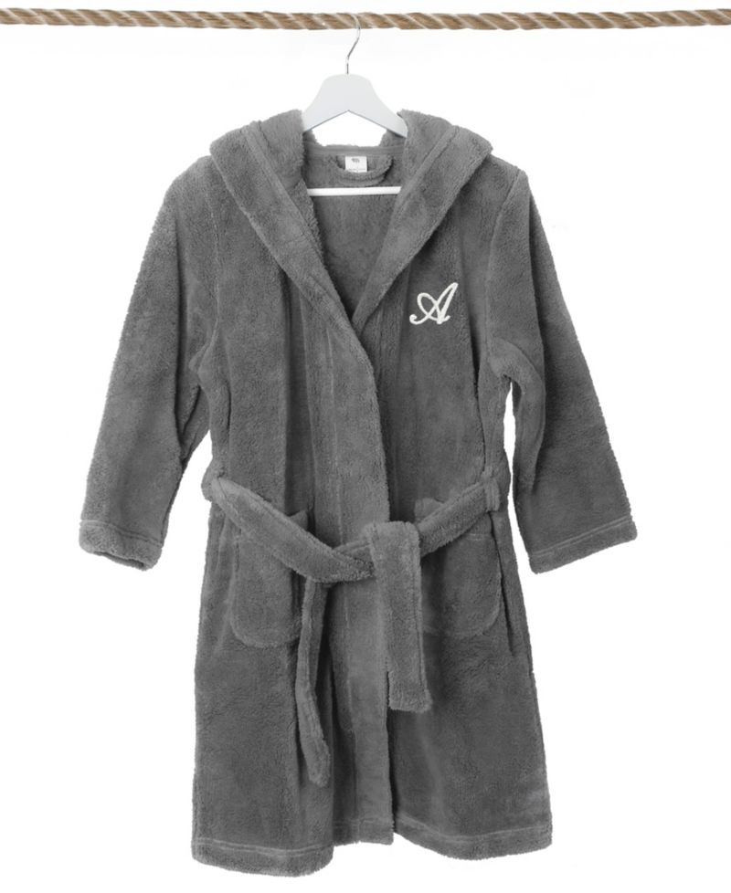 Personalized Kids Super Plush Hooded Bathrobe