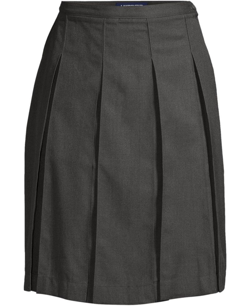 Women's Below The Knee Box Pleat Skirt