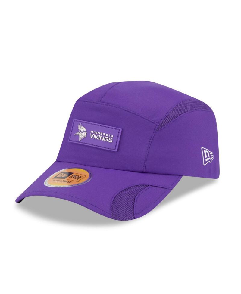 Men's Purple Minnesota Vikings 2025 Sideline Runner Adjustable Hat