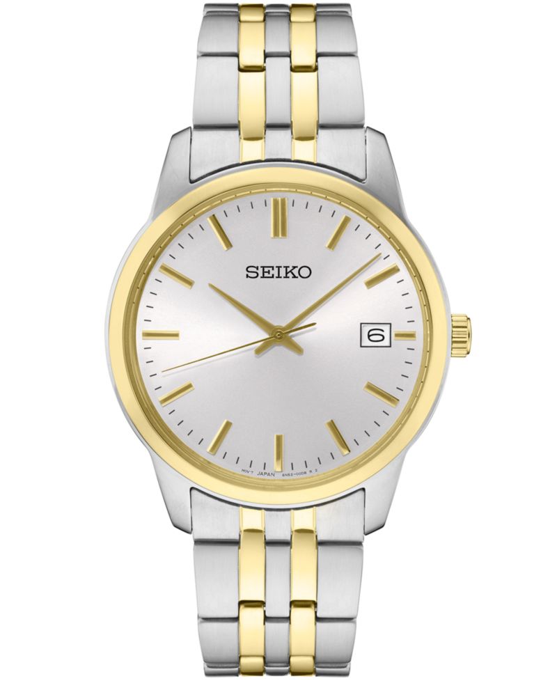 Men's Essential Two-Tone Stainless Steel Bracelet Watch 40mm
