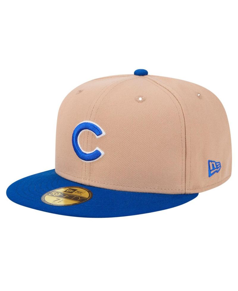 Men's Khaki Chicago Cubs 59FIFTY Fitted Hat