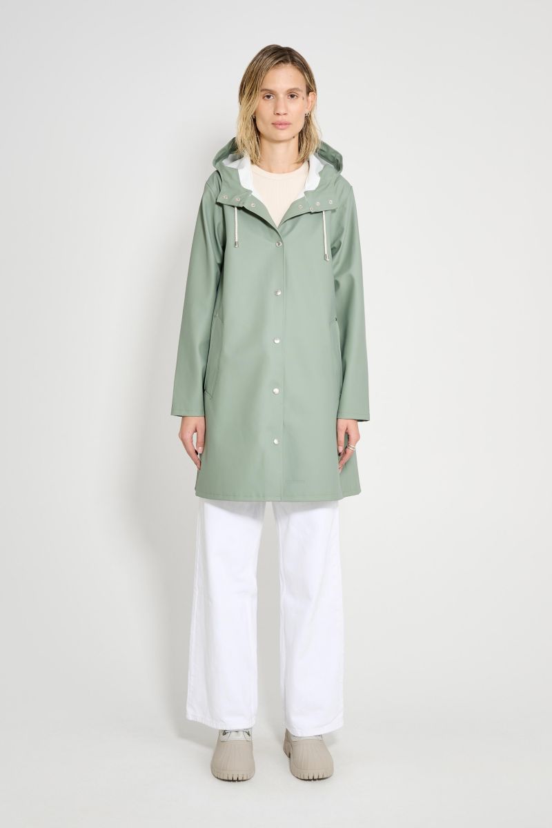 Women's Mosebacke Hooded Long Sleeve Raincoat