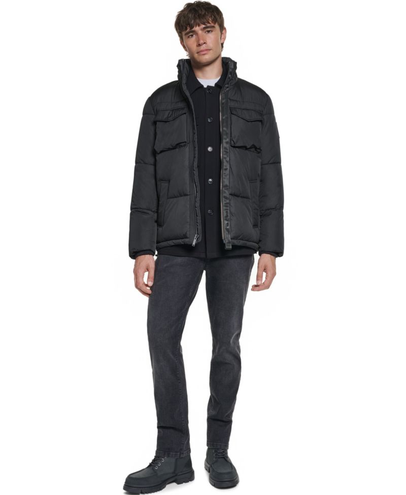 Men's Puffer with Chest Pockets