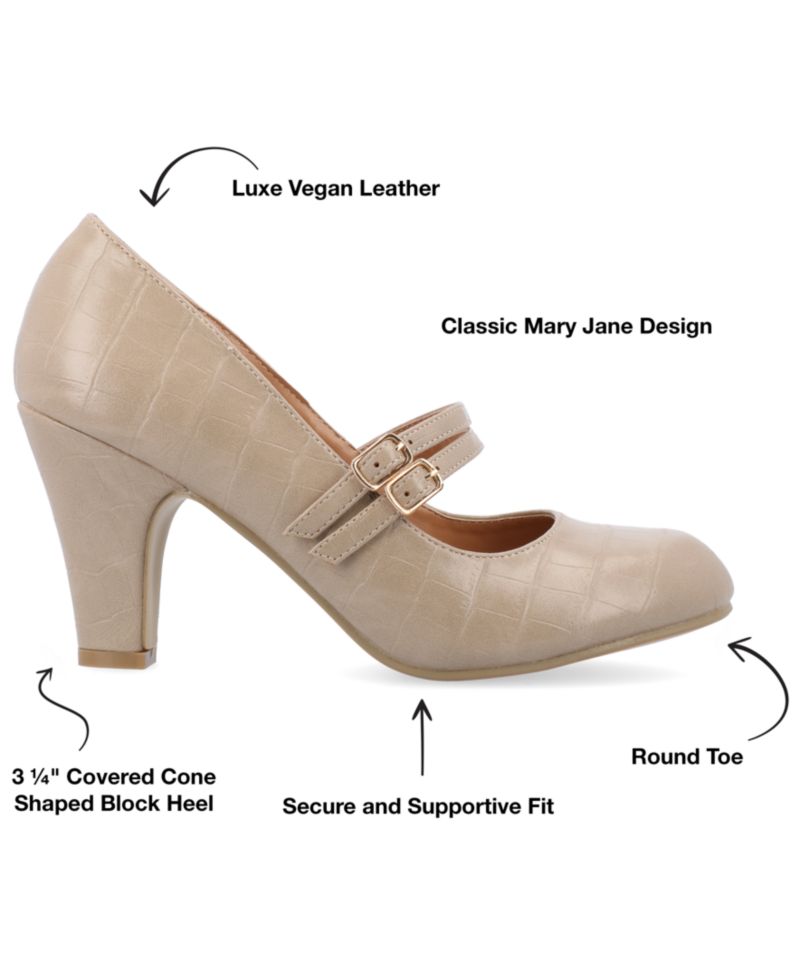 Women's Windy Double Strap Mary Jane Pumps