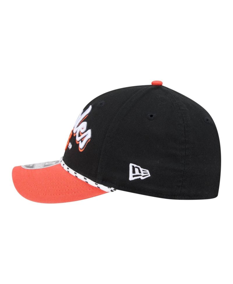Men's Black/Orange Baltimore Orioles Team Loyal 9FORTY M-Crown Adjustable Hat