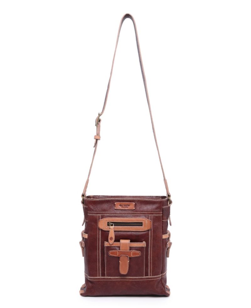 Women's Genuine Leather Leeds Castle Crossbody Bag