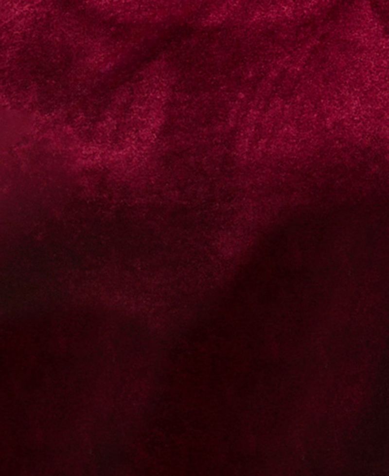 Juniors' Velvet Boat Neck A-Line Dress