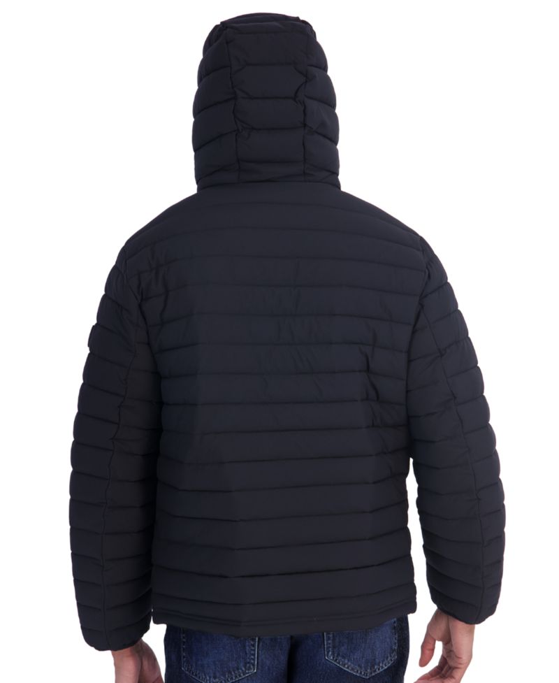 Men's Stretch Hooded Packable Jacket