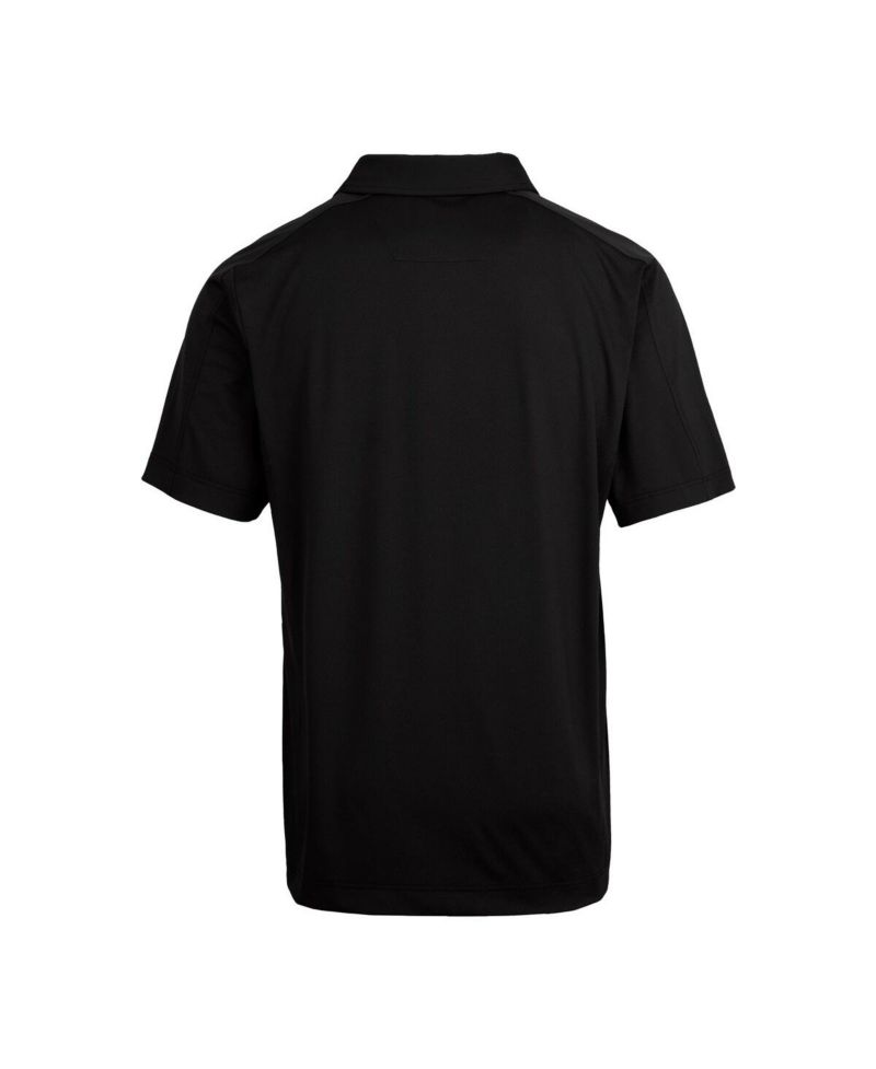 Men's Black South Carolina Gamecocks Prospect Eco Textured Stretch Polo Shirt