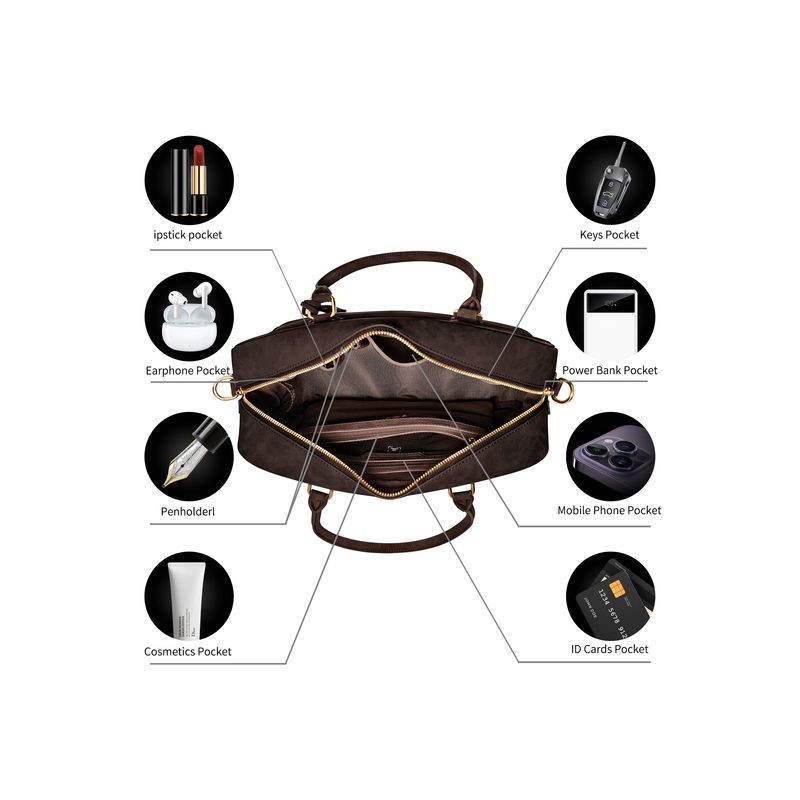 Margaret L Handbag Top Zipper Travel Bag