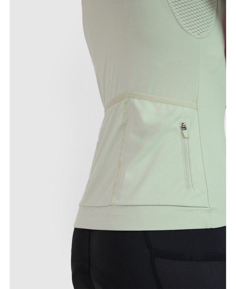 Women's Full-Zip Cycling Jersey with Reflective Details