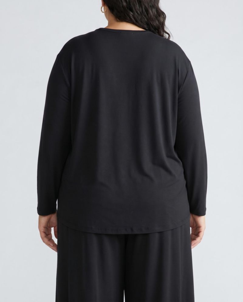 Plus Size Pina Long Sleeve Lounge Tee