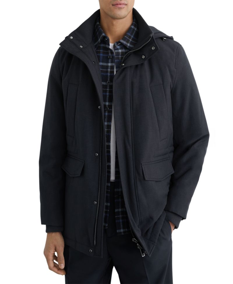 Men's Lord Hooded Zip-Through Padded Coat