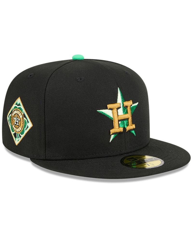 Men's Black Houston Astros 2026 St. Patrick's Day 59FIFTY Fitted Hat