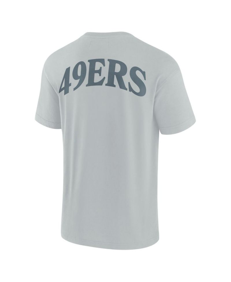 Men's and Women's Gray San Francisco 49ers Elements Iconic T-Shirt