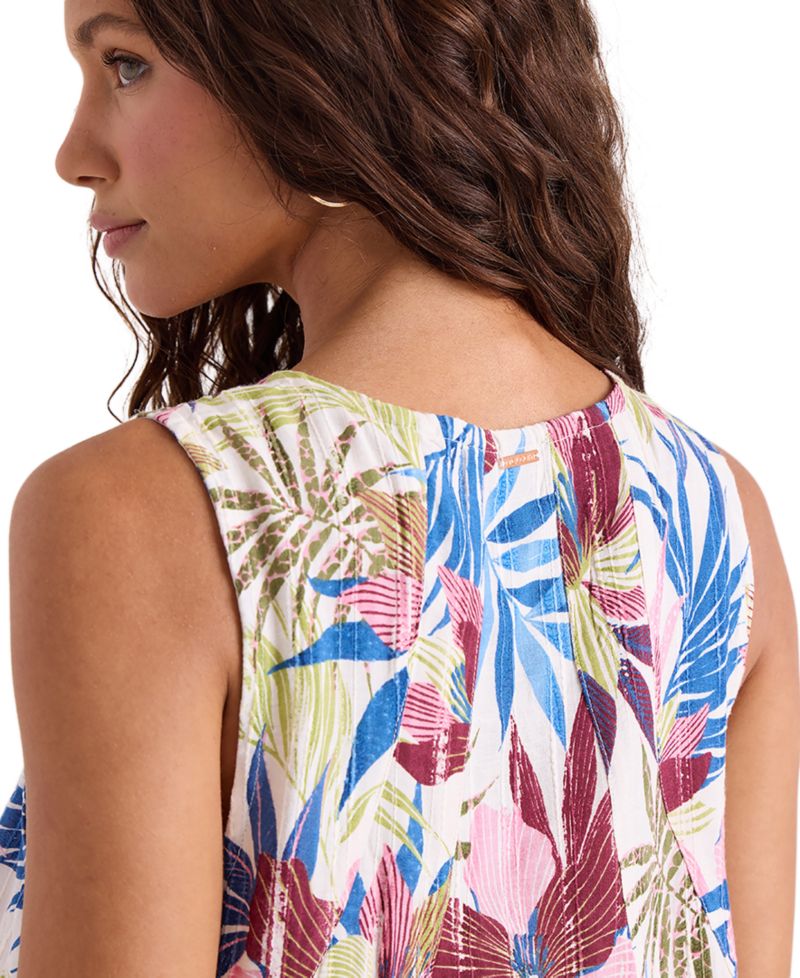 Women's A-Line Sleeveless Swim Cover-Up Dress