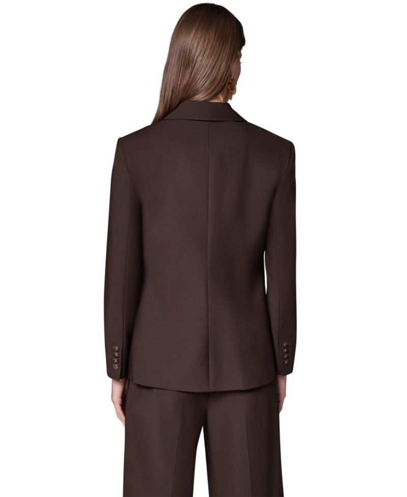 Women Oversized Notch Lapel Blazer