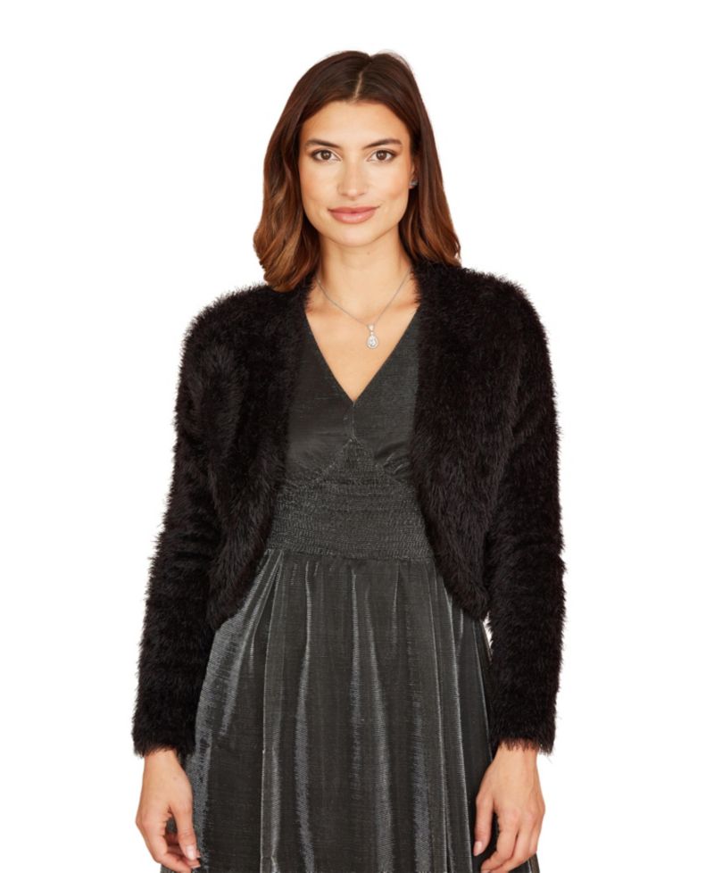 Women's Eyelash Knit Bolero