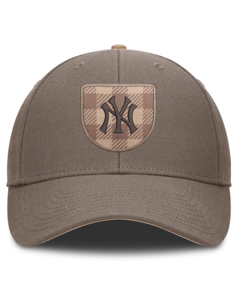 Men's Brown New York Yankees Statement Rise Adjustable Hat