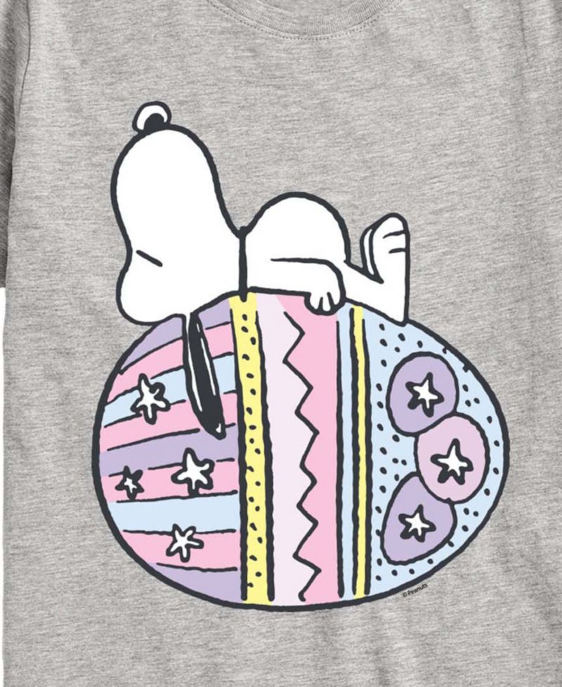 Peanuts Boys' 8-20 Snoopy Easter Egg Short-Sleeve Graphic T-Shirt