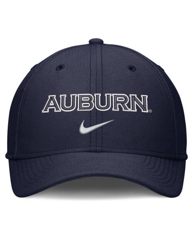 Men's Navy Auburn Tigers Rise On-Field Swoosh Flex Dri-FIT Flex Hat