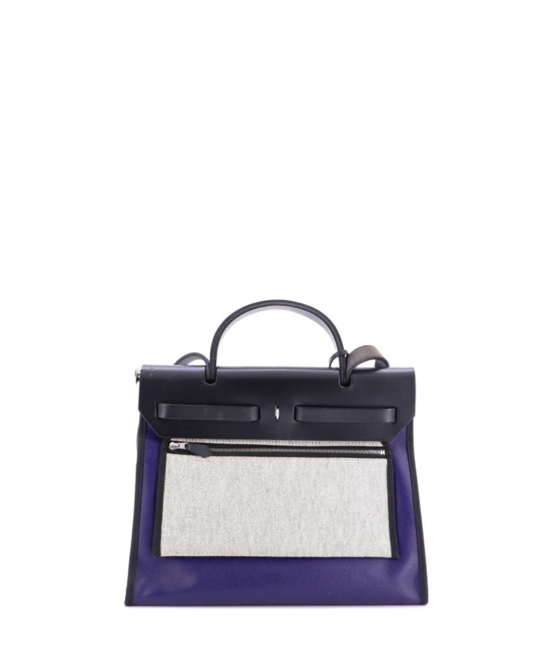 31 Herbag Zip Berline Vache Canvas and Leather