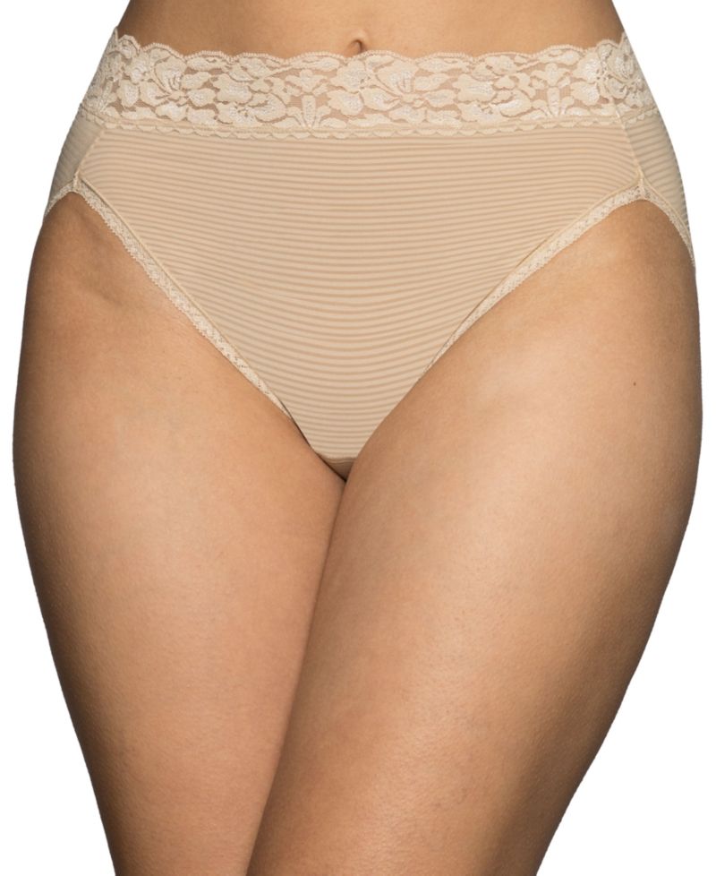 Women's Flattering Lace Hi-Cut Panty Underwear 13280, extended sizes available