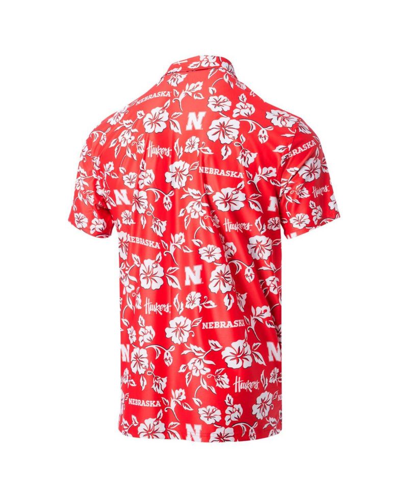 Men's Scarlet Nebraska Huskers Performance Polo Shirt