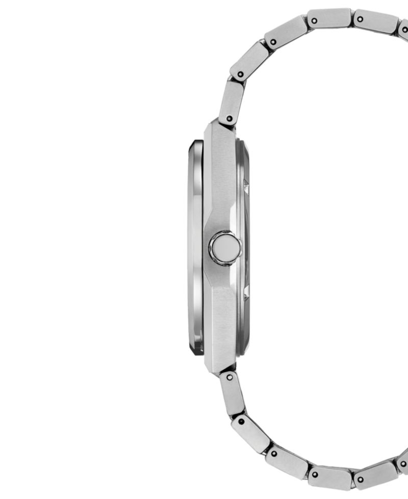 Eco-Drive Men's Zenshin Silver-Tone Super Titanium Bracelet Watch 40mm