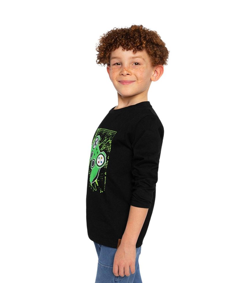 Little and Big Boy 6-12 Long Sleeve T-Shirt