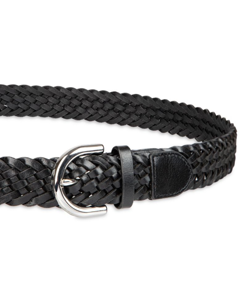Women's Fully Adjustable Braided Leather Belt