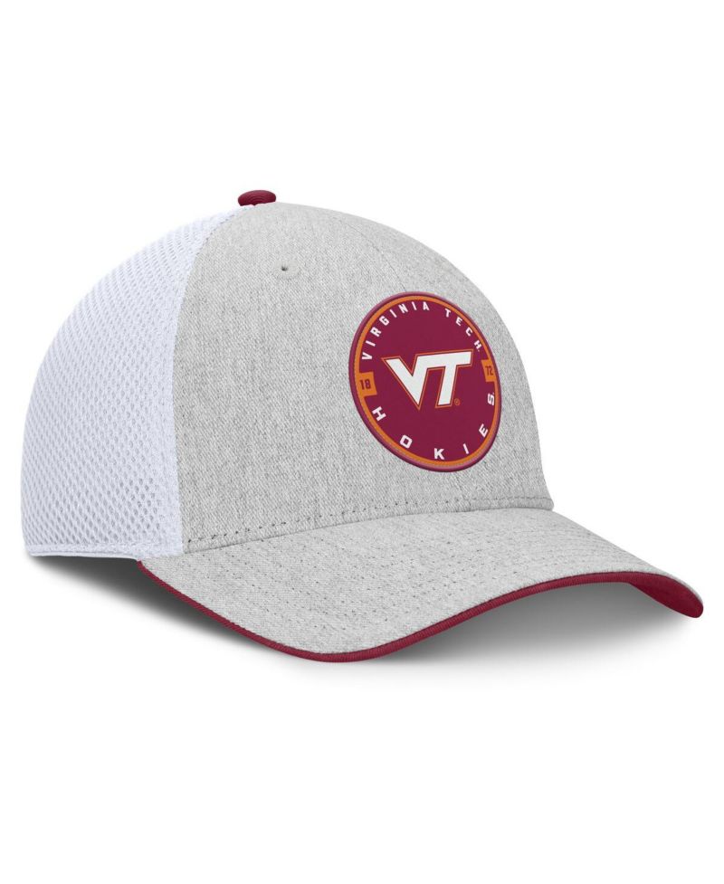 Men's Heather Gray Virginia Tech Hokies Trigger Flex Hat