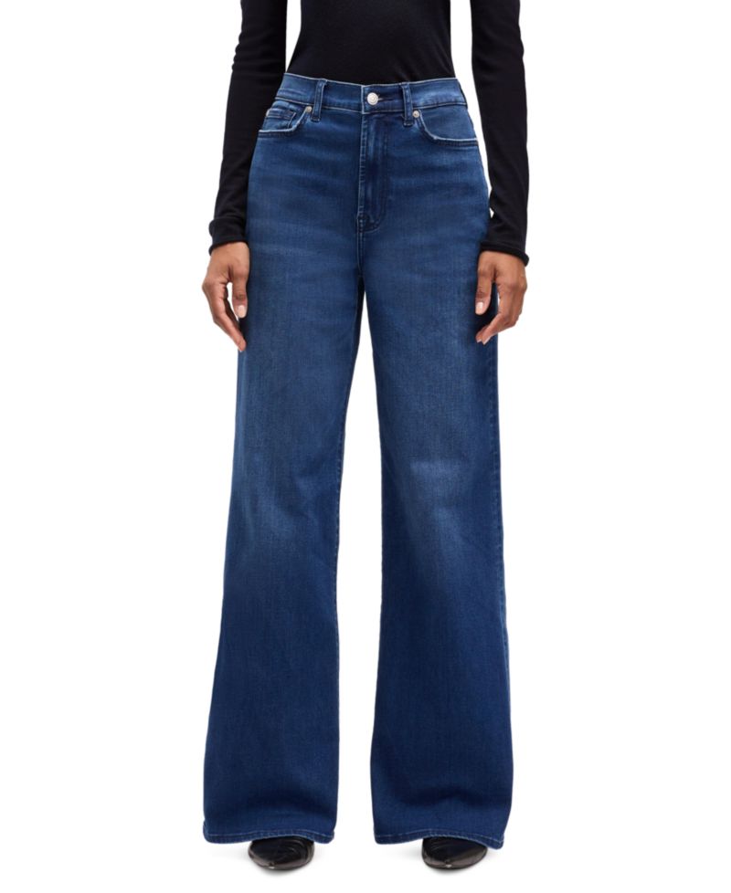 Women's Slim Illusion High-Rise Wide-Leg Jeans