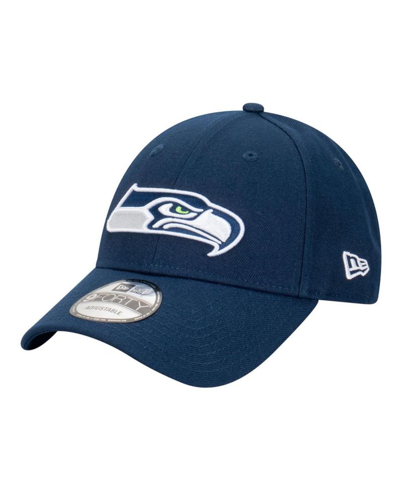 Men's College Navy Seattle Seahawks Core Team 9FORTY Adjustable Hat