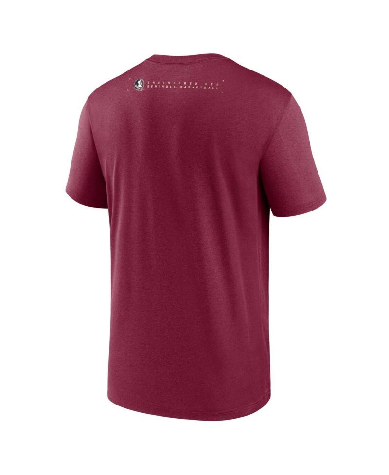 Men's Garnet Florida State Seminoles 2025 Courtside Basketball Legend Dri-FIT T-Shirt
