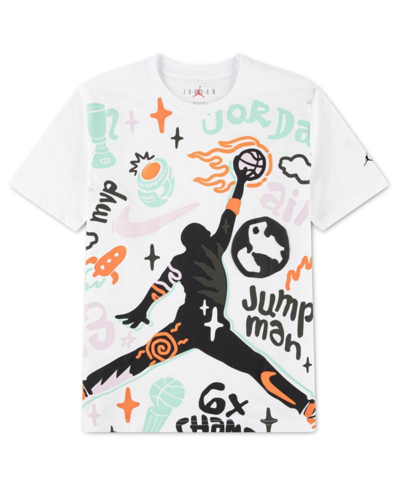 Boys' 8-20 Air Jordan World Tour Short-Sleeve T-Shirt