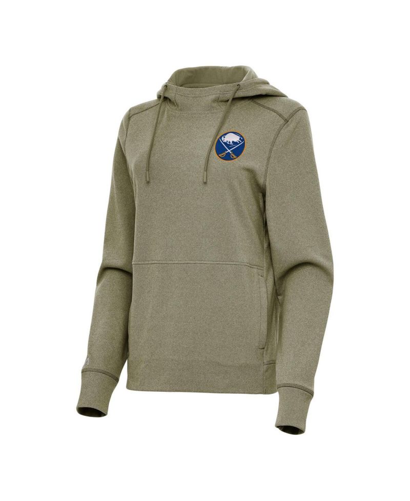 Women's Olive Buffalo Sabres Justice Pullover Hoodie